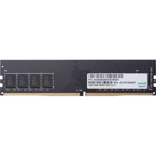 Памет за настолен компютър Apacer 4GB Desktop Memory - DDR4 DIMM 2666 MHz