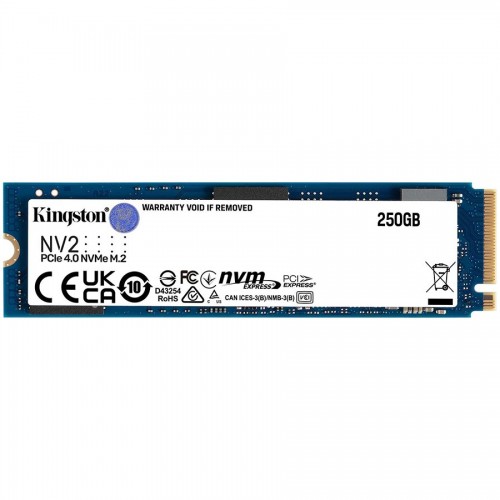 SSD KINGSTON 250GB NV2 M.2 2280 PCIe 4.0 NVMe SSD SNV2S/250G