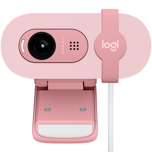 Уеб камера Logitech Brio 100 Full HD Webcam - ROSE - USB - N/A - EMEA28-935 - WEBCAM