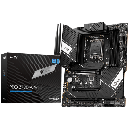 Дънна платка MSI PRO Z790-S WIFI , LGA 1700, INTEL Z790, 4xDDR5, Dual Channel DDR4 up to 7200+(OC)...