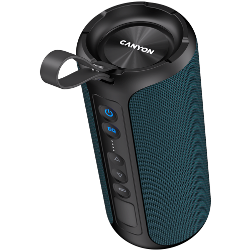 Bluetooth тонколони CANYON OnMove 15, Bluetooth speaker,Dark blue, IPX6,2*20W,7.4V 2600mah battery, ...