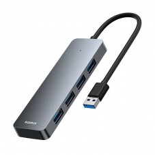 USB хъб Baseus UltraJoy, 4 Port, USB to 4xUSB 3.0, 0.15m, Gray - 12072