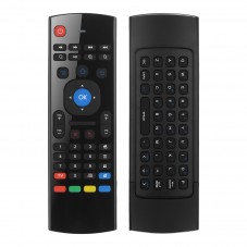 Дистанционно устройство No brand MX3, Air mouse, USB 2.4GHz, Microphone, IR learning, Black - 13048