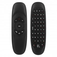 Дистанционно устройство No brand C120, Air mouse, USB 2.4GHz, Microphone, IR learning, Black - 13052