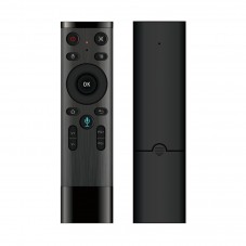 Дистанционно устройство No brand Q5, Air mouse, USB 2.4GHz, Microphone, IR learning, Black - 13054