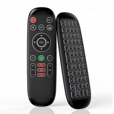 Дистанционно устройство No brand M6, Air mouse, USB 2.4GHz, Microphone, IR learning, Black - 13057
