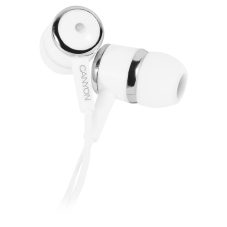 Слушалки CANYON Stereo earphones with microphone, White