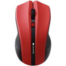 Мишка CANYON MW-5, 2.4GHz wireless Optical Mouse with 4 buttons, DPI 800/1200/1600, Red, 122*69*40mm...