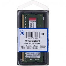 Памет за лаптоп KINGSTON 8GB 3200MHz DDR4 Non-ECC CL22 SODIMM 1Rx16 KVR32S22S6/8