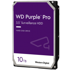 Твърд диск Wd Purple Pro 10tb Sata 6gb/s Hdd 3.5inch Internal 7200rpm 256mb Cache 24x7 Bulk WD101PURP