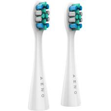 Аксесоар AENO Replacement toothbrush heads, White, Dupont bristles, 2pcs in set (for ADB0007/ADB0008...