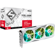 Видео карта ASROCK Video Card AMD Radeon RX-7600 Steel Legend 8GB GDDR6 128bit, 2725 MHz / 18Gbps, ...