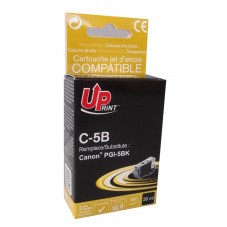 Мастилница UPRINT PGI-5 CANON, С чип, Черен - LF-INK-CAN-PGI5BK-UP