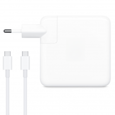 Адаптер DeTech, За Apple, 61W, Type-C, Бял 