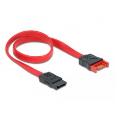 Интерфейсен кабел SATA III Delock 83953, удължителен. 0.30 m, червен