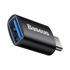 Адаптер Baseus Ingenuity, USB F to Type-C, OTG, Black - 40395