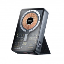 Преносима батерия WiWu JC-21, 10000mAh, 22.5W, Qi, MagSafe, Black - 87080