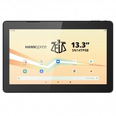 Таблет HANNspree Pad Zeus 3, 13.3&rdquo;, Octa Core CPU MTK MT8183, 6GB RAM, 128GB, Wi-Fi, Bluetooth, Черен
