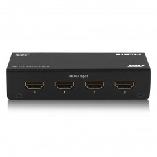 HDMI суич ACT AC7840, 5/1, 3Д, 4K@30Hz, Черен
