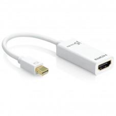 Адаптер j5create JDA159,  mini DisplayPort към 4K HDMI, 125мм