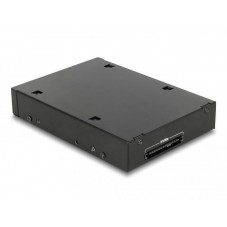 Чекмедже Delock 3.5&Prime;, За 1 x 2.5&Prime; U.2 NVMe SSD или SATA / SAS HDD / SSD, Черен