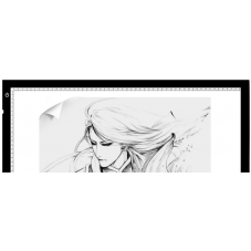 LED светеща подложка за рисуване HUION LED light pad L4SUSB, Черен