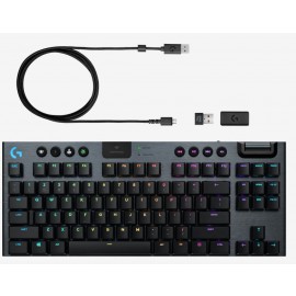 Аксесоари за геймъри Logitech G915 Wireless TKL Keyboard, GL Tactile Low Profile, Lightspeed ...