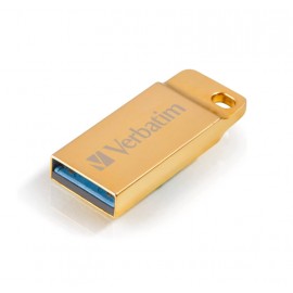 USB Флаш памет Verbatim Metal Executive 64GB USB 3.0 Gold