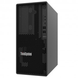 Сървър Lenovo ThinkSystem ST50 V2, Xeon E-2324G  (4C 3.1GHz 8MB Cache/65W), SW RAID, 2x960GB Micron ...