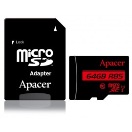Карта памет Apacer 64GB microSDXC Class 10 UHS-I (1 adapter)