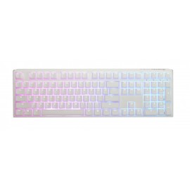 Геймърскa механична клавиатура Ducky One 3 Pure White Full Size Hotswap Cherry MX Brown, RGB, PBT Keycaps