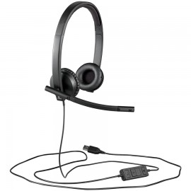 Конферентни продукти Logitech USB Headset H570e Stereo, In-line Controls, Echo Cancellation, Noise-...