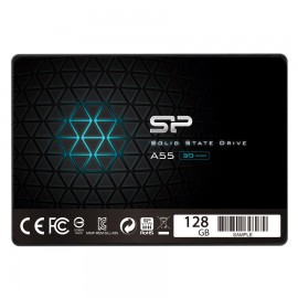 Твърд диск Silicon Power Ace - A55 128GB SSD SATAIII (3D NAND) 3D NAND, SLC Cache, 7mm 2.5'' Blue - ...