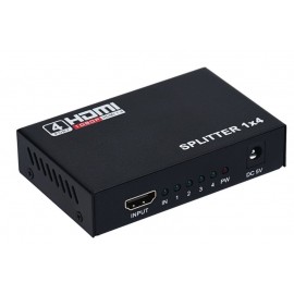 Сплитер of 4 HDMI to HDMI, with power supply - 18263