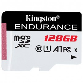 Карта памет Kingston 128GB microSDXC Endurance 95R/45W C10 A1 UHS-I Card Only, EAN: 740617290141
