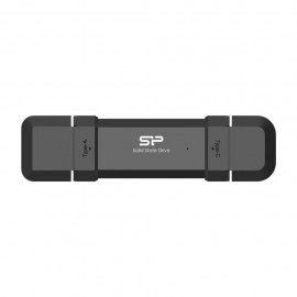 Външен SSD Silicon Power DS72 Black, 250GB, USB-A и USB-C 3.2 Gen2