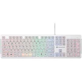 Геймърска клавиатура COUGAR GAMING COUGAR Vantar S White, Gaming Keyboard, Flat Caps With Scissor-...
