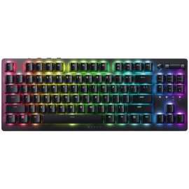 Геймърска клавиатура Razer DeathStalker V2 Gaming Keyboard, Red Switch, US Layout, Low-Profile ...