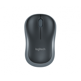 Безжична оптична мишка LOGITECH M185, Сива, USB - LOGITECH-MOUSE-M185-SG
