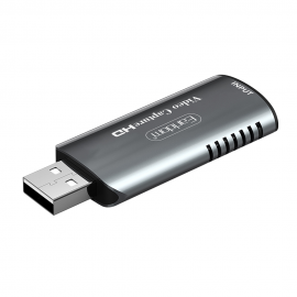 Външна кепчър карта Earldom ET-W16, USB, HDMI, Full HD, Gray - 40234