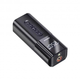 Компресор Remax D12L, Flashlight, 12V, Black - 40307