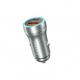 Зарядно за кола Earldom ES-CC29, 30W, USB QC3.0, PD, Silver - 40350