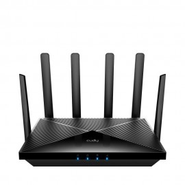 Безжичен рутер Cudy P5, 5G, AX3000, 2.4/5 GHz, 574 - 2402 Mbps, 10/100/1000