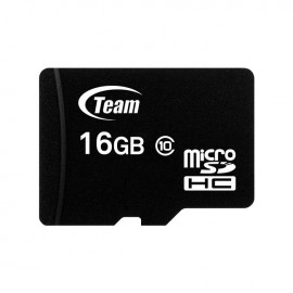 Карта памет TEAM microSDHC, 16GB, Class 10 с SD адаптер - TEAM-SDMICRO-16GB-CLASS10