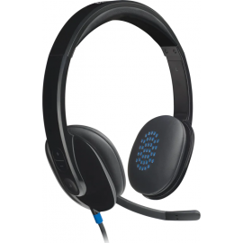Слушалки с микрофон Logitech H540, USB