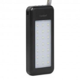 Преносима батерия Earldom ET-PB48. 10000mAh, LED Torch, Black - 87059