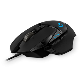 Аксесоари за геймъри Logitech G502 Mouse, Lightsync RGB, HERO 25K DPI Sensor, 400 IPS, 5x3.6g ...
