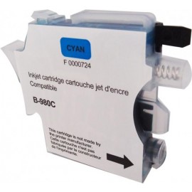 Мастилница UPRINT LC980/1100 BROTHER, Cyan - LF-INK-BROT-LC980C-UP