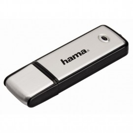 USB памет HAMA "Fancy", 64GB, Черна/Сребриста - HAMA-108062