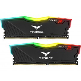 Памет Team Group T-Force Delta RGB Black DDR4 - 16GB (2x8GB) 3200MHz CL16-18-18-38 1.35V